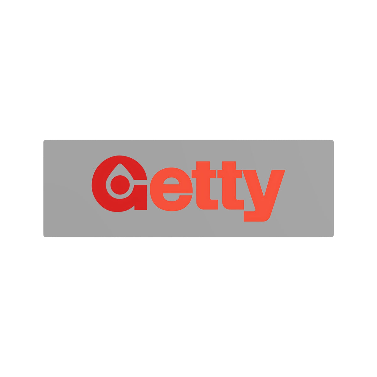 Getty Oil Metal Sign