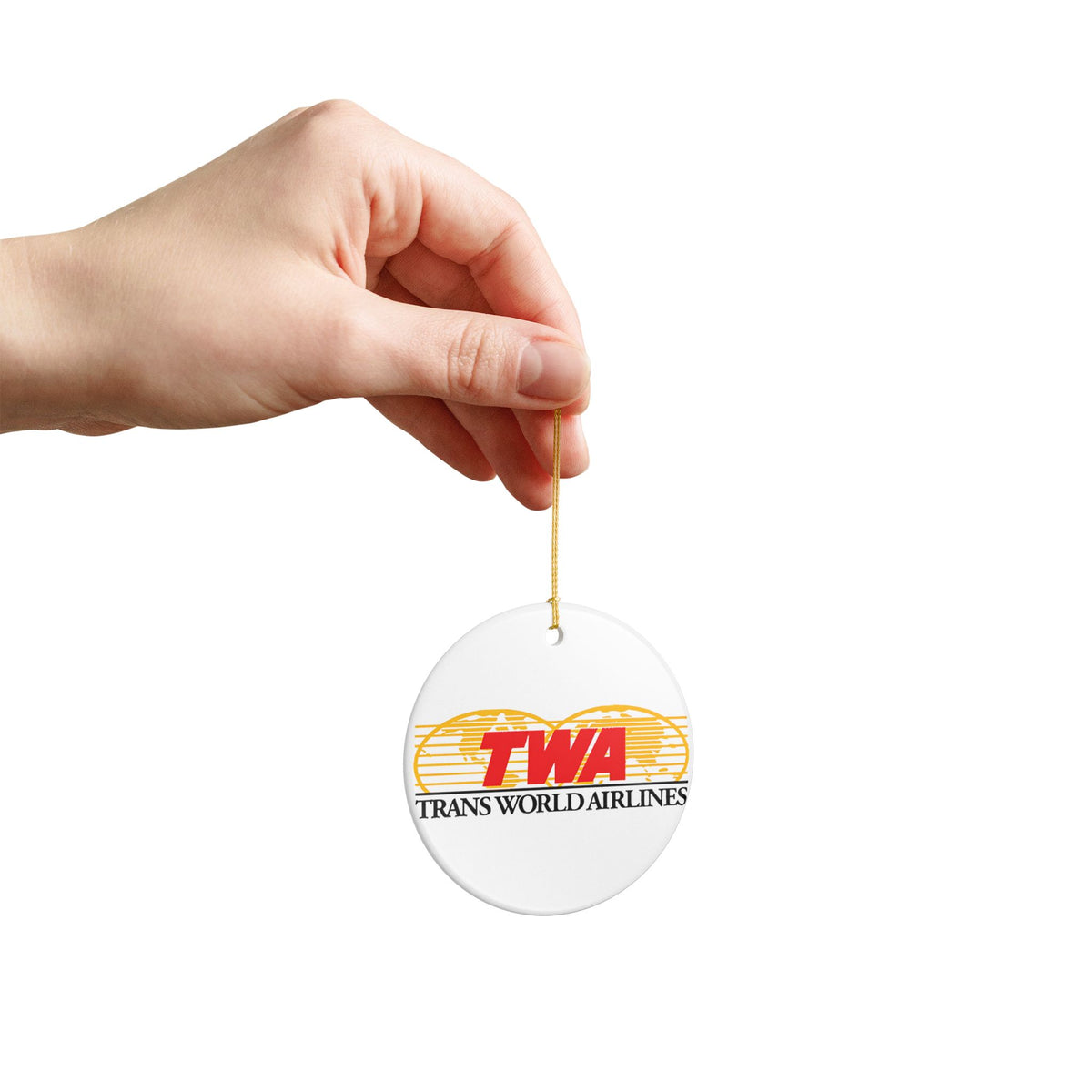 Trans World Airlines (TWA) Ceramic Ornament