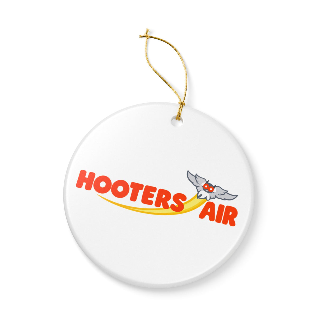 Hooters Air Ceramic Ornament
