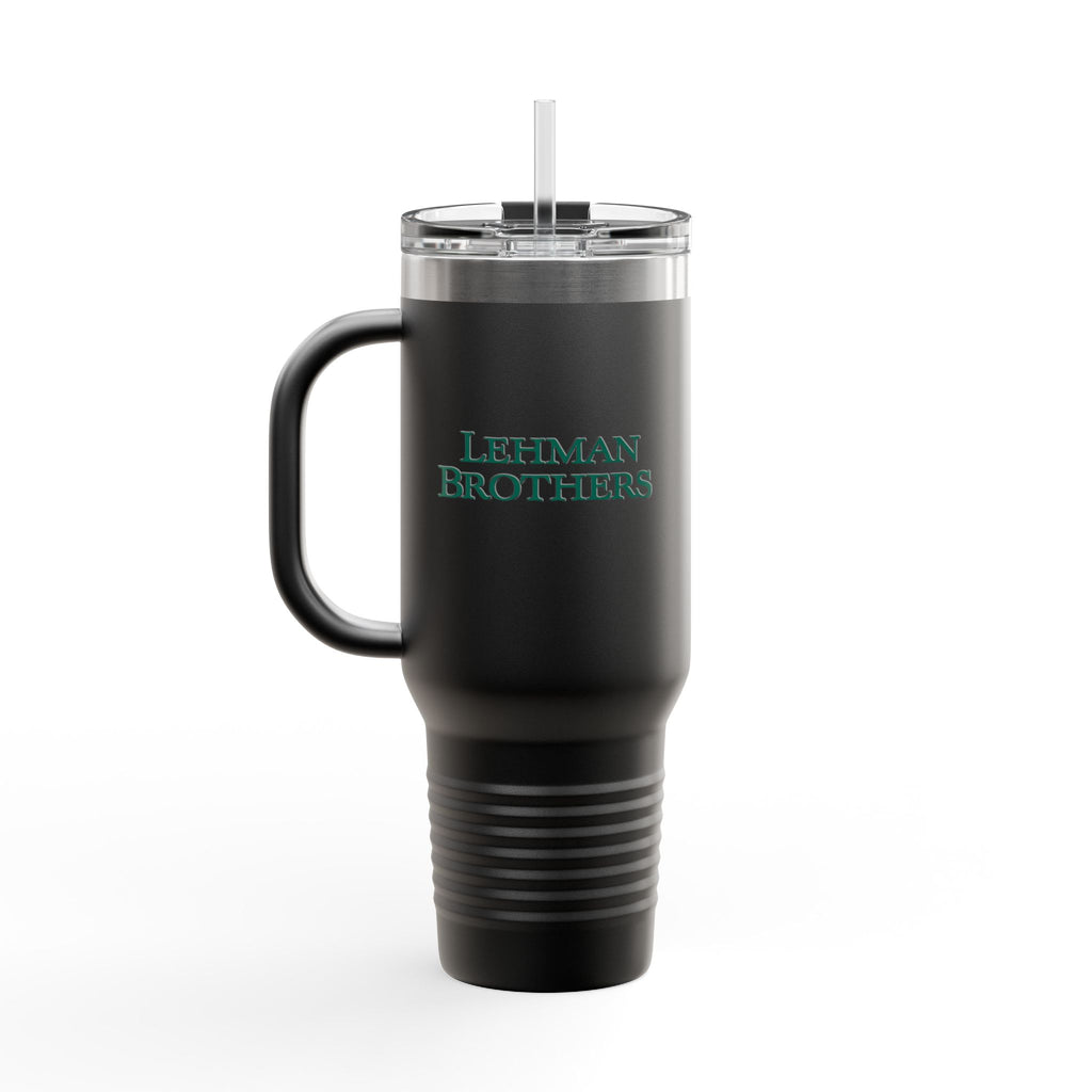 Lehman Brothers 40oz Insulated Travel Mug Stainless Tumbler