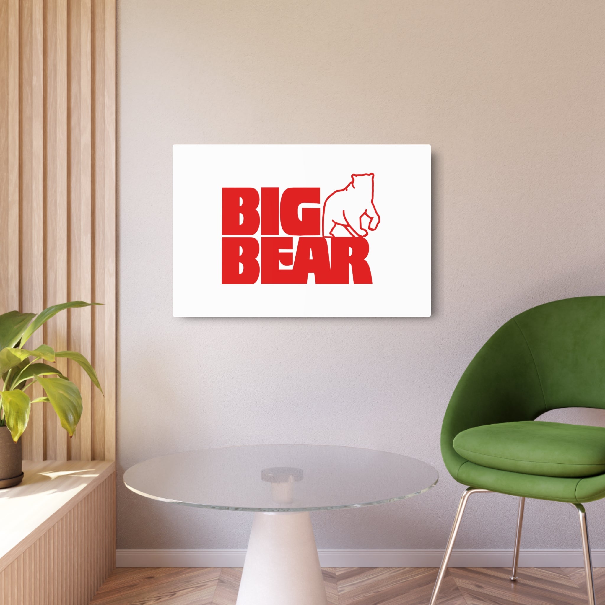 Big Bear Stores Metal Sign