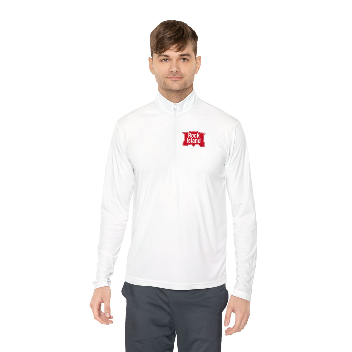 Chicago, Rock Island and Pacific Railroad Unisex Quarter Zip Pullover