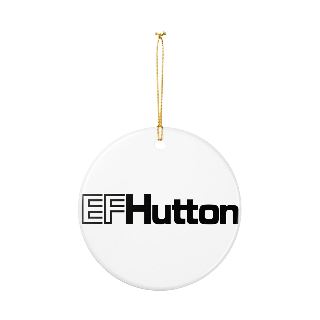 E. F. Hutton Ceramic Ornament