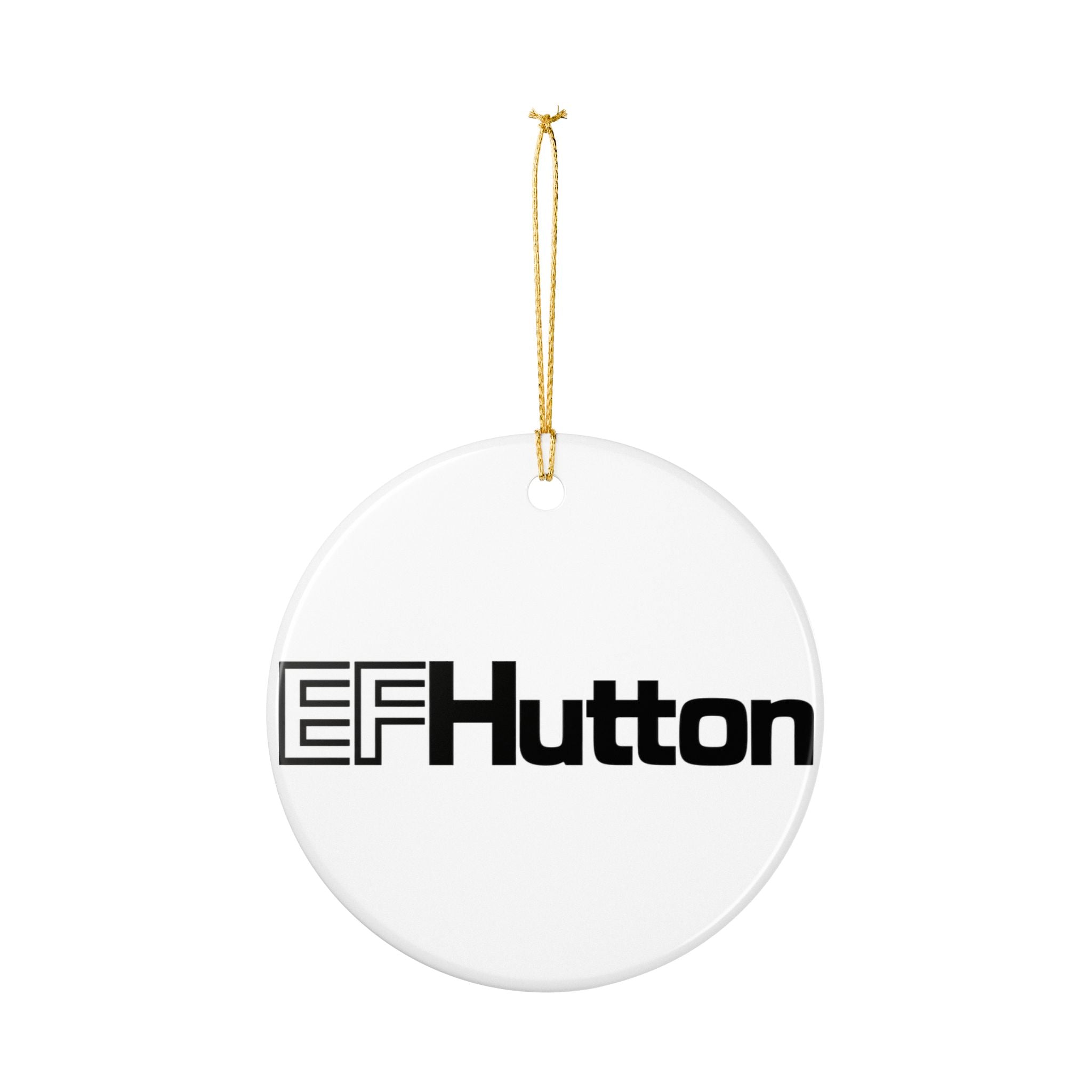 E. F. Hutton Ceramic Ornament