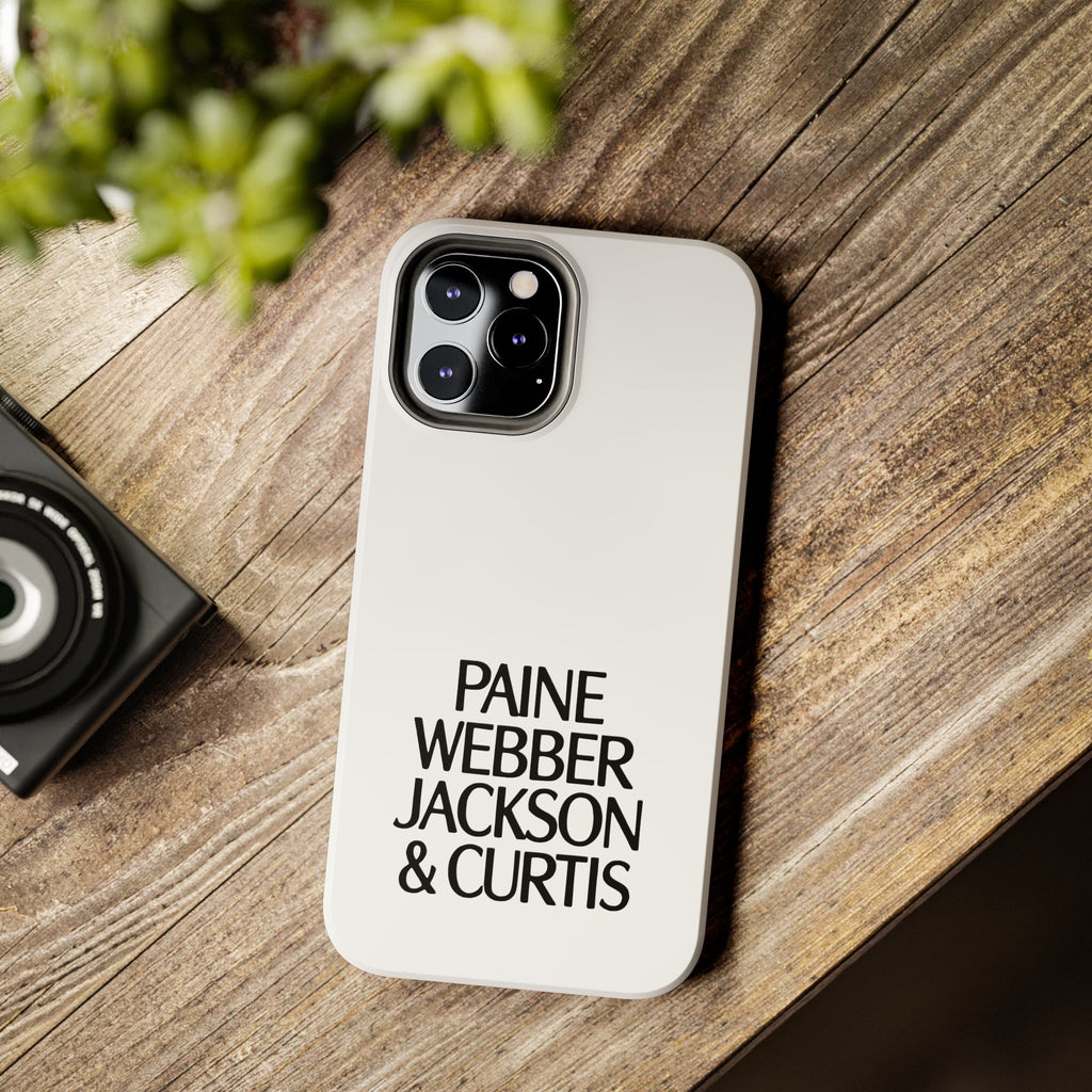 Paine Webber Jackson & Curtis Tough Phone Case