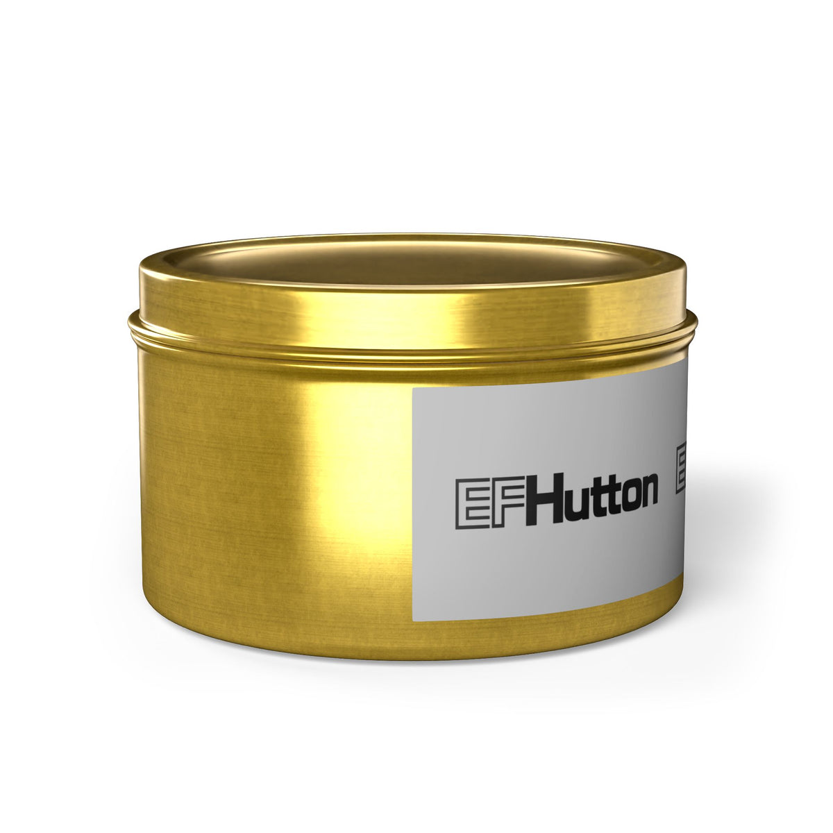 E. F. Hutton Tin Candle