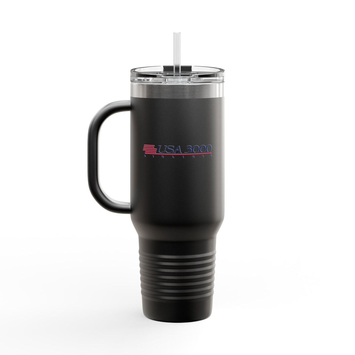 USA3000 Airlines 40oz Insulated Travel Mug Stainless Tumbler
