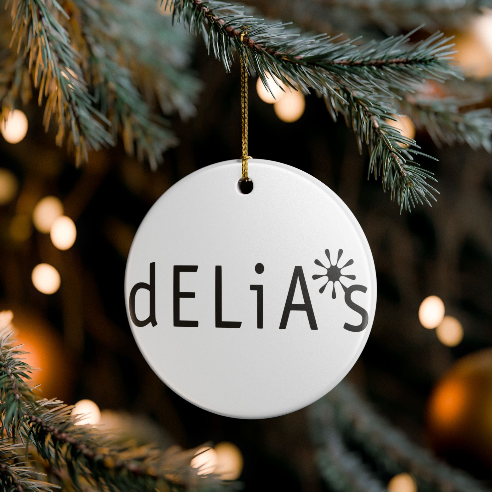 Delia's Ceramic Ornament