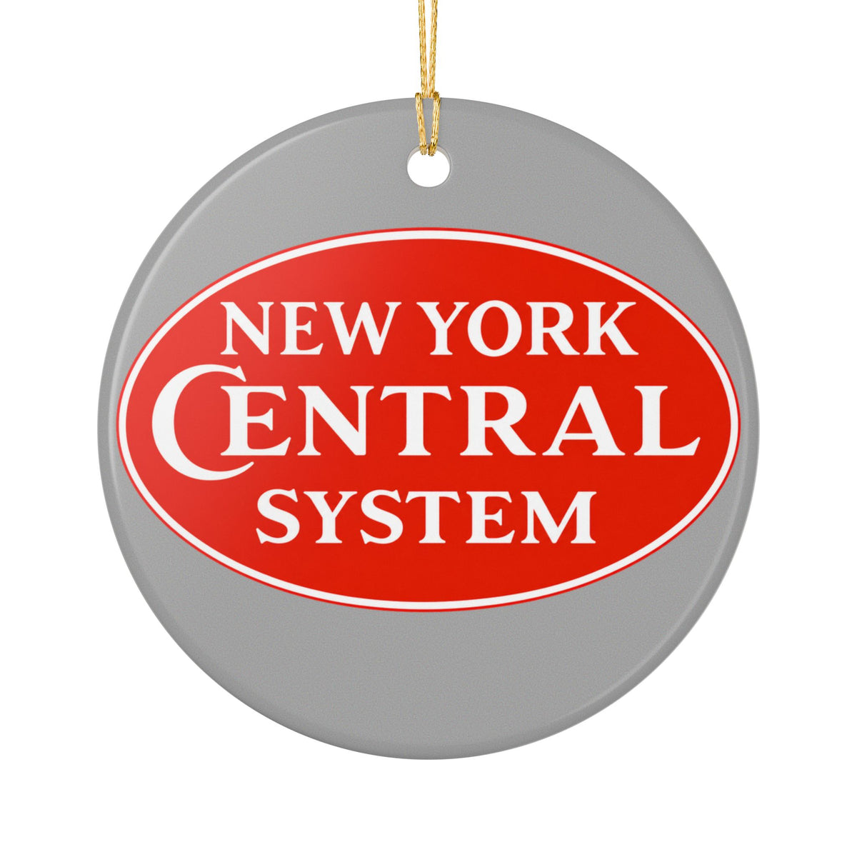 New York Central Railroad Ceramic Ornament