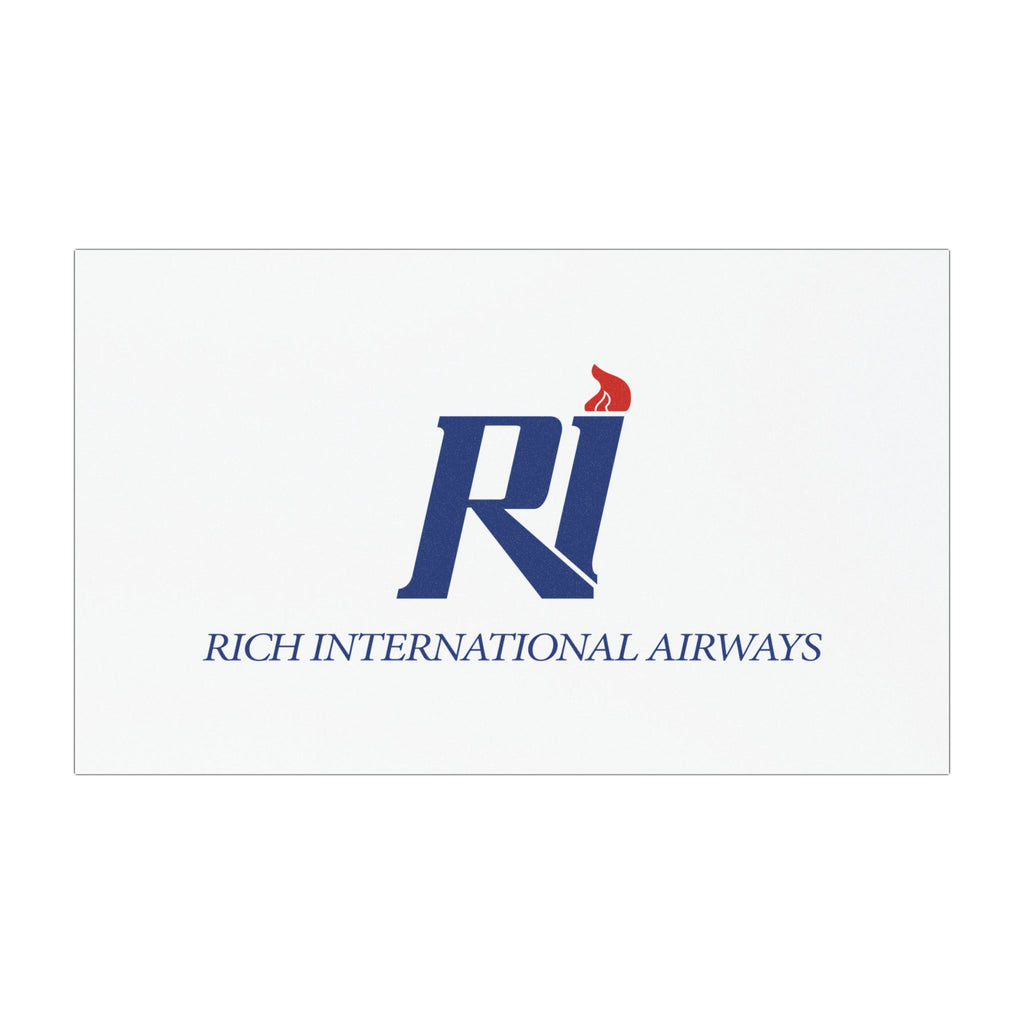 Rich International Airways Car Magnet