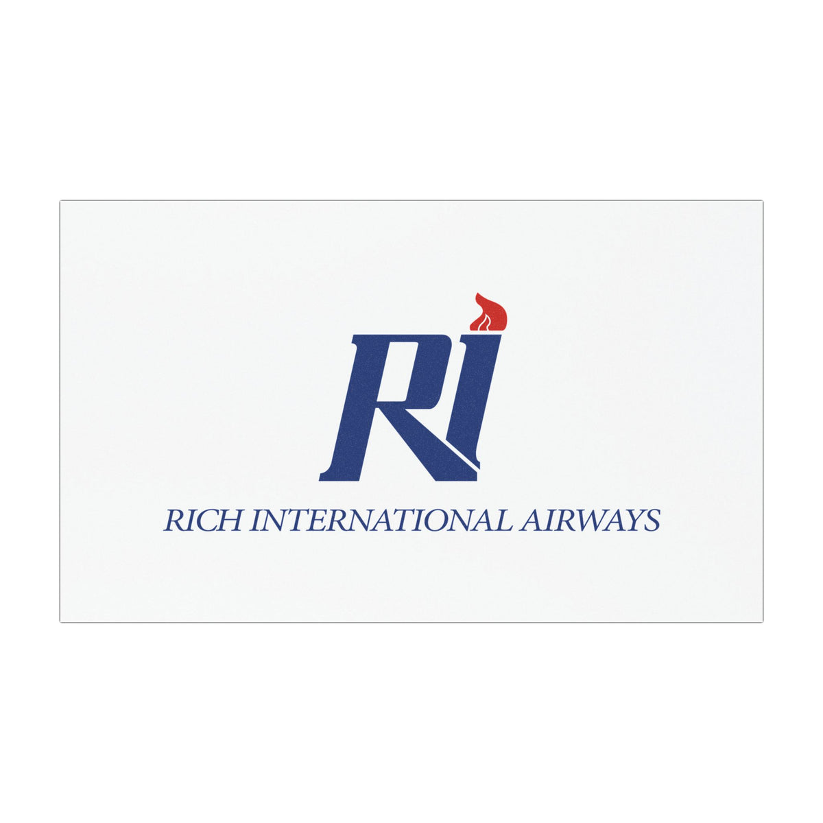 Rich International Airways Car Magnet