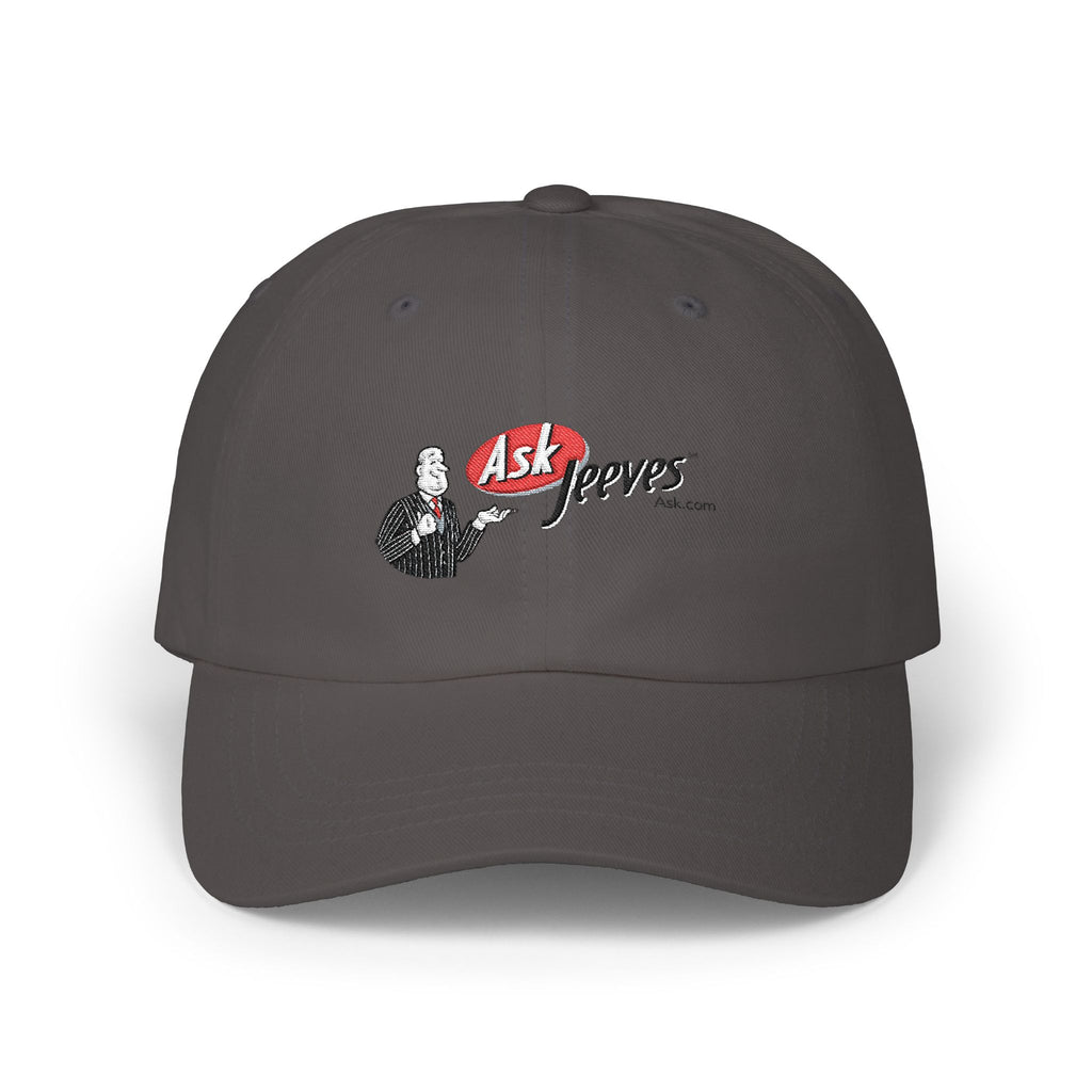 Ask Jeeves Embroidered Dad Cap Hat