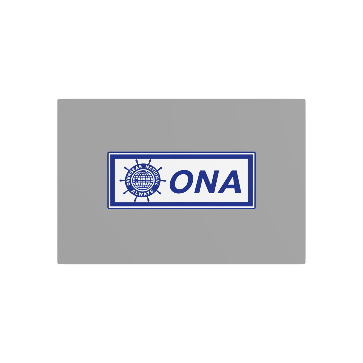 Overseas National Airways Metal Sign