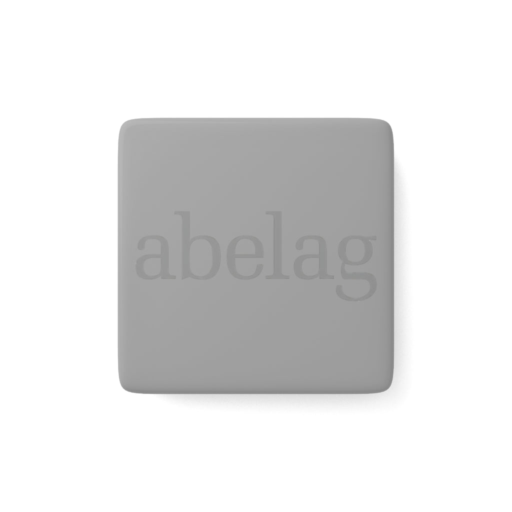 Abelag Aviation Square Porcelain Fridge Magnet