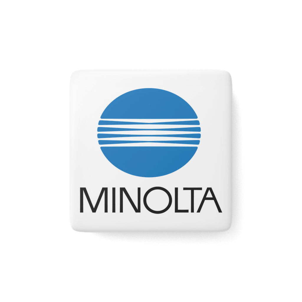 Minolta Square Porcelain Fridge Magnet