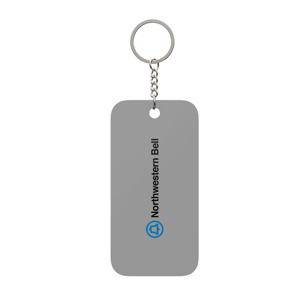 Northwestern Bell Double-Sided Keychain Charm