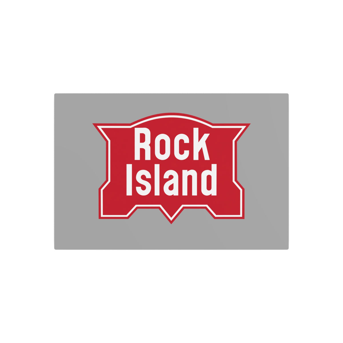 Chicago, Rock Island and Pacific Railroad Metal Sign