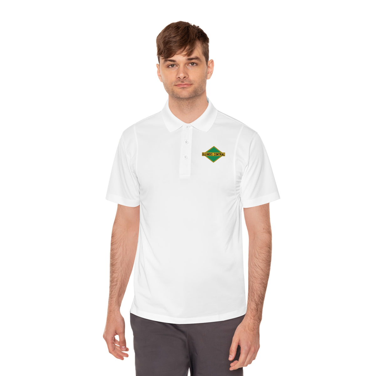 Illinois Central Railroad Men's Sport Polo Shirt