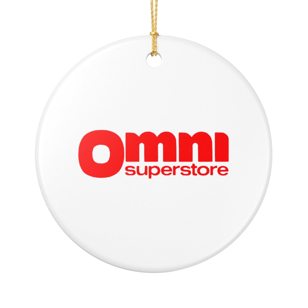 Omni Superstore Ceramic Ornament