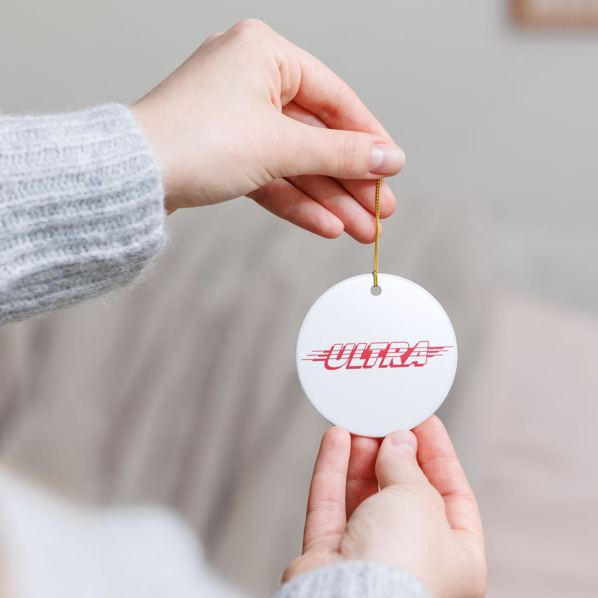Ultra Games Ceramic Ornament