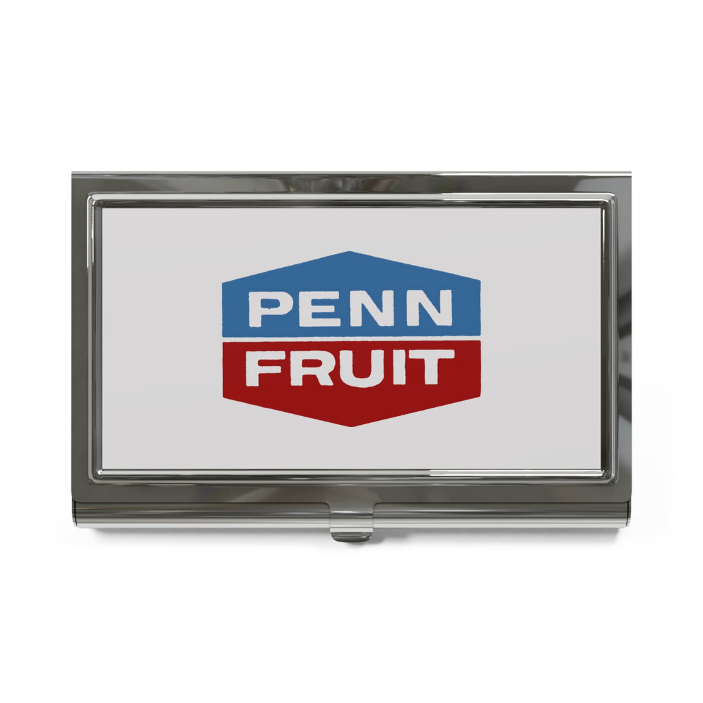 Penn Fruit Metal Business Card Holder