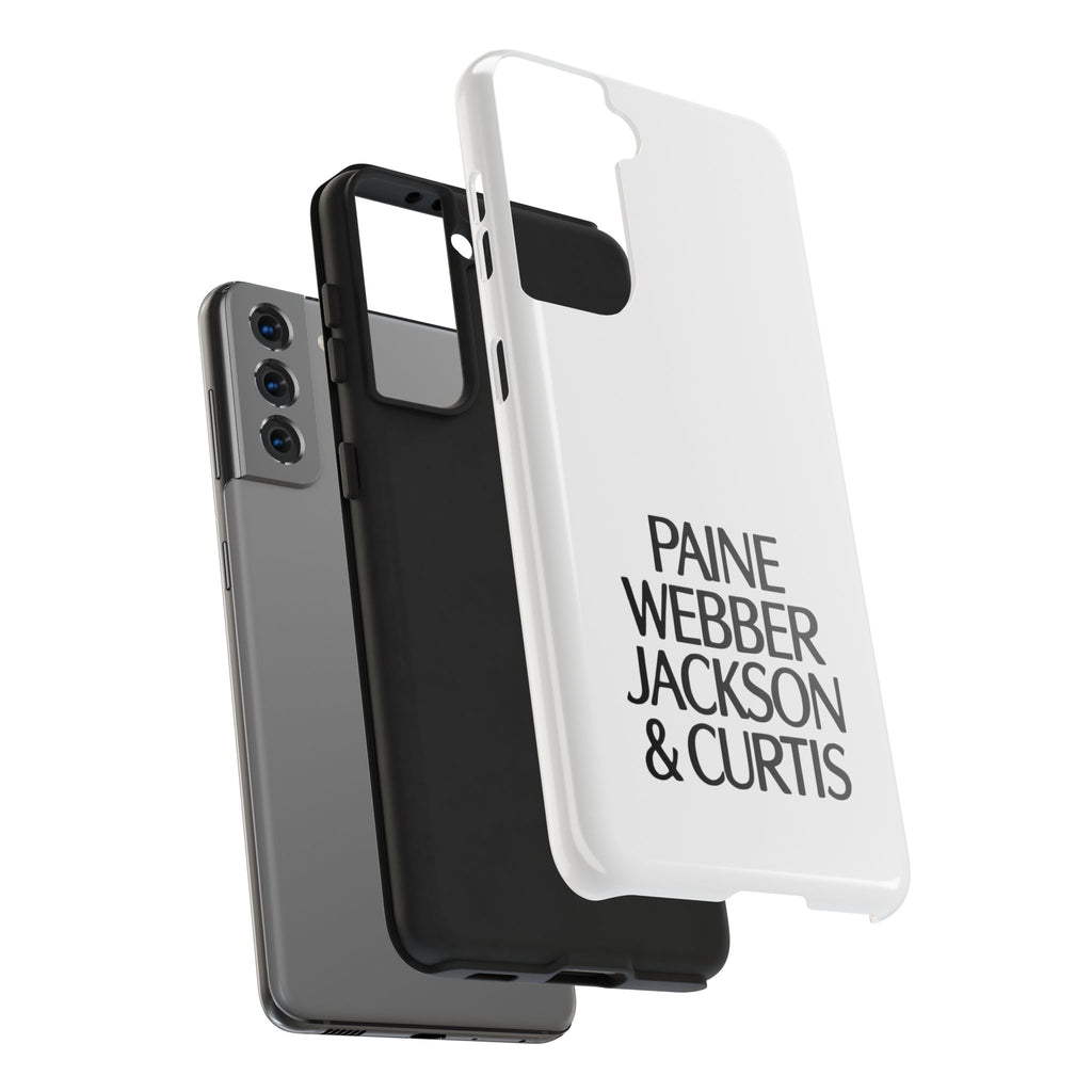 Paine Webber Jackson & Curtis Tough Phone Case