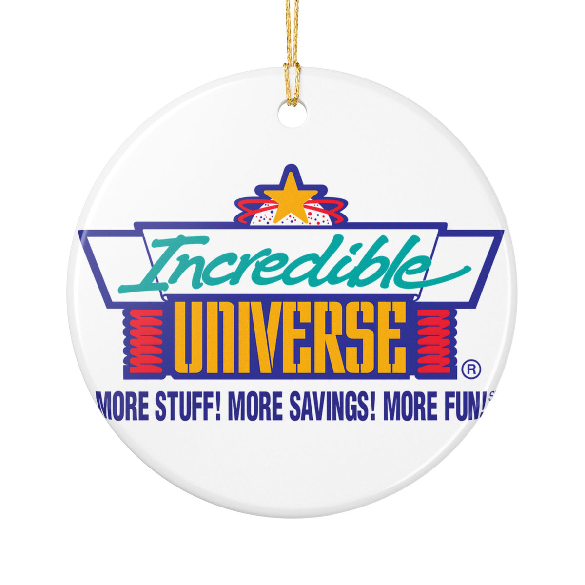 Incredible Universe Ceramic Ornament