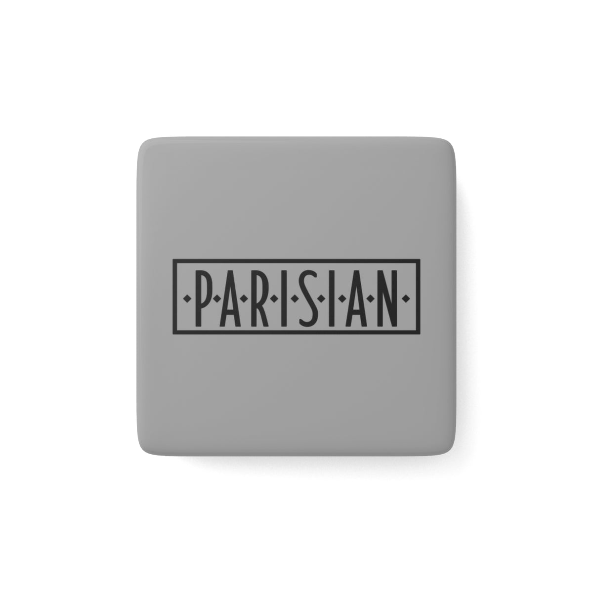 Parisian Square Porcelain Fridge Magnet