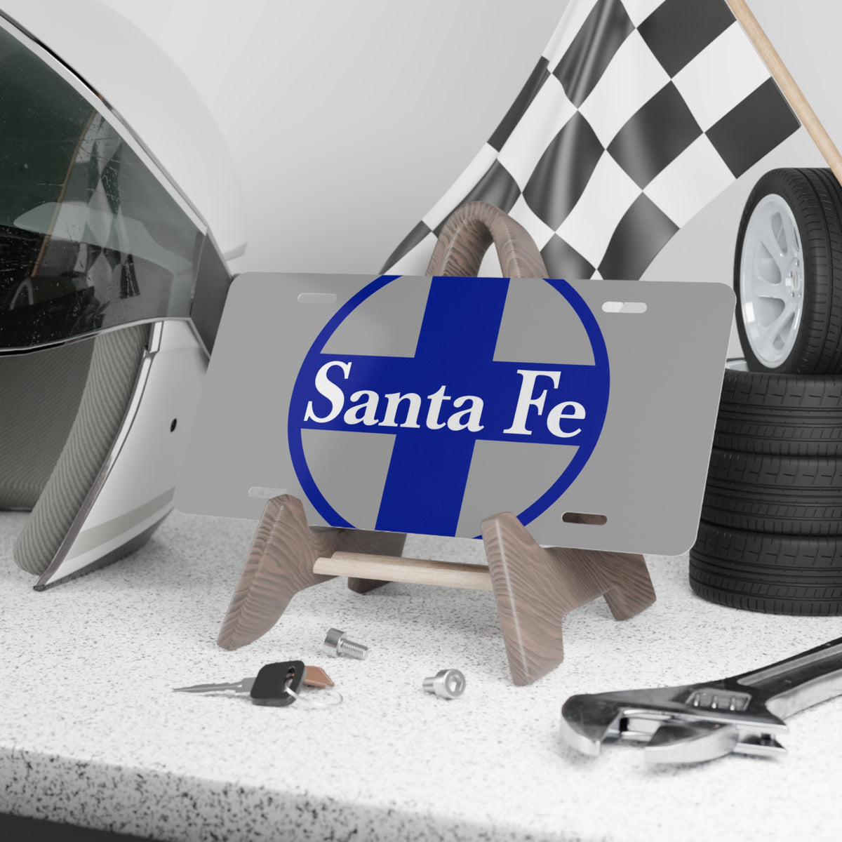 Atchison Topeka and Santa Fe Railway Vanity License Plate