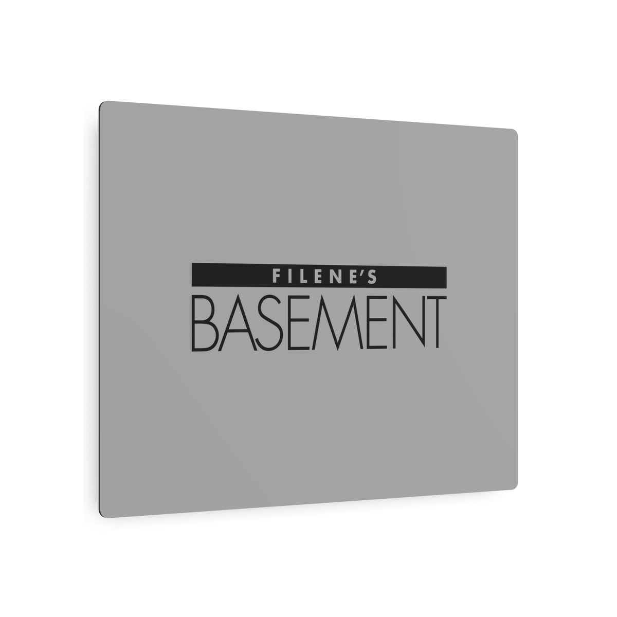 Filene's Basement Metal Sign