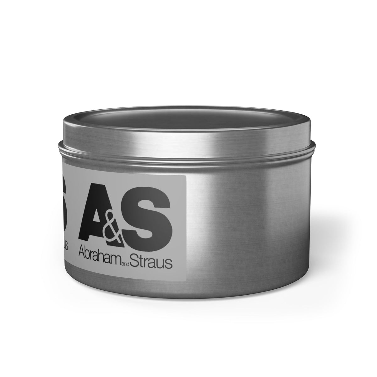 Abraham & Straus Tin Candle
