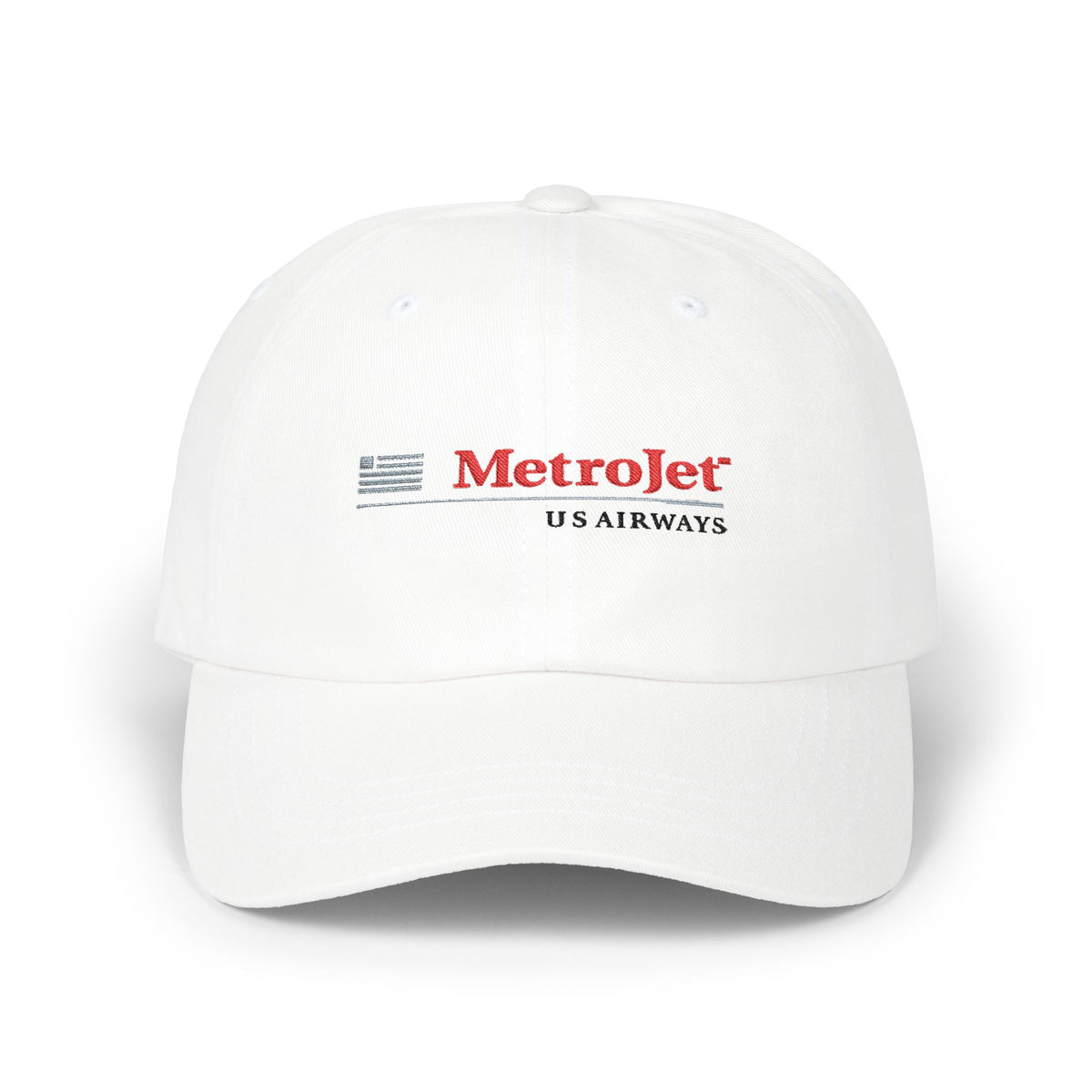 MetroJet Embroidered Dad Cap Hat