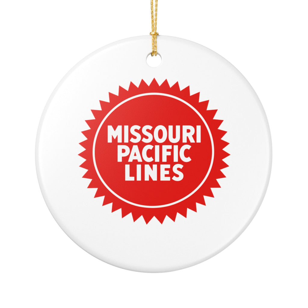 Missouri Pacific Railroad Ceramic Ornament