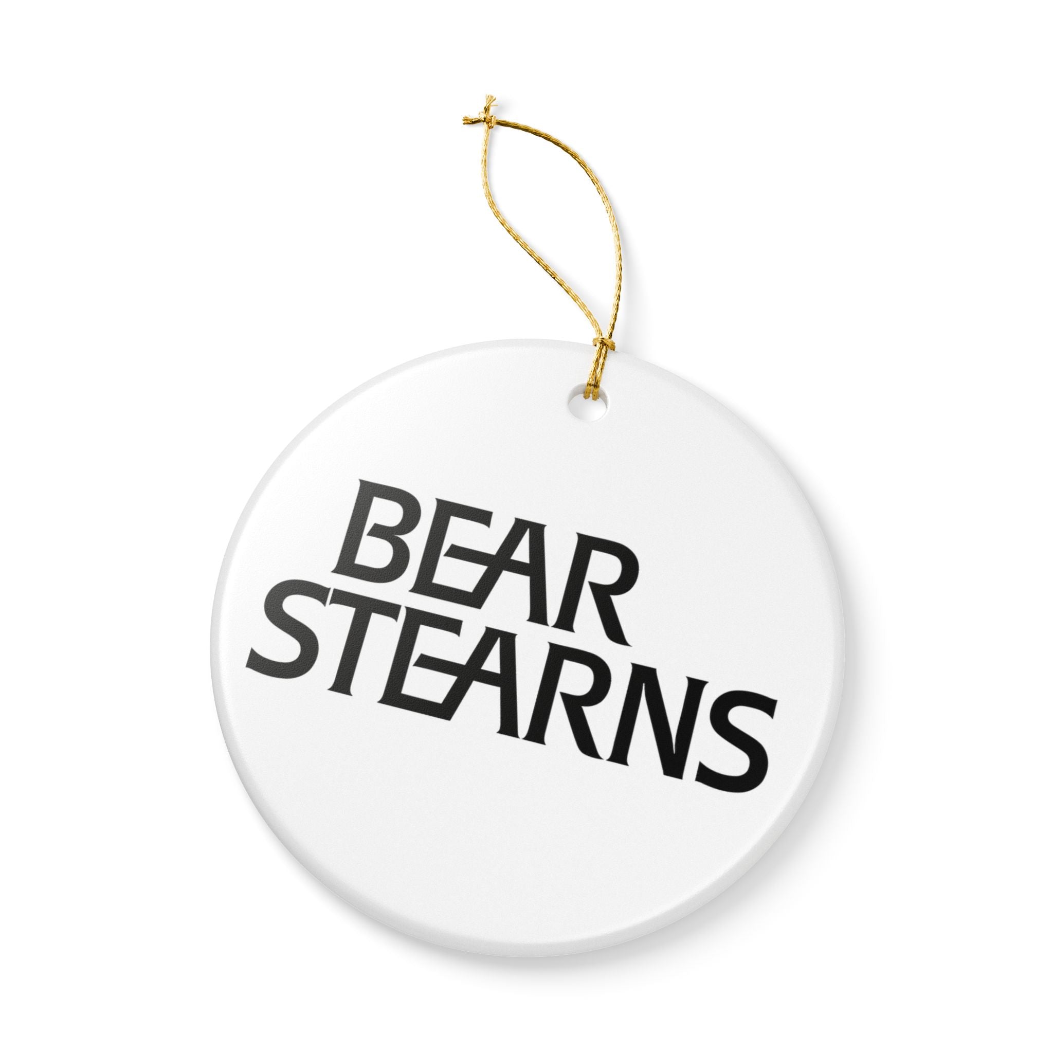 Bear Stearns Ceramic Ornament