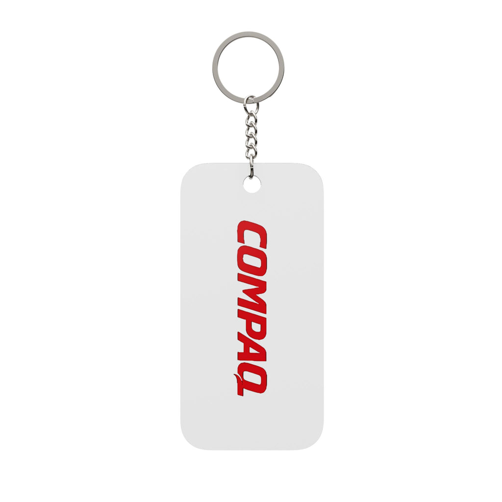 Compaq Double-Sided Keychain Charm