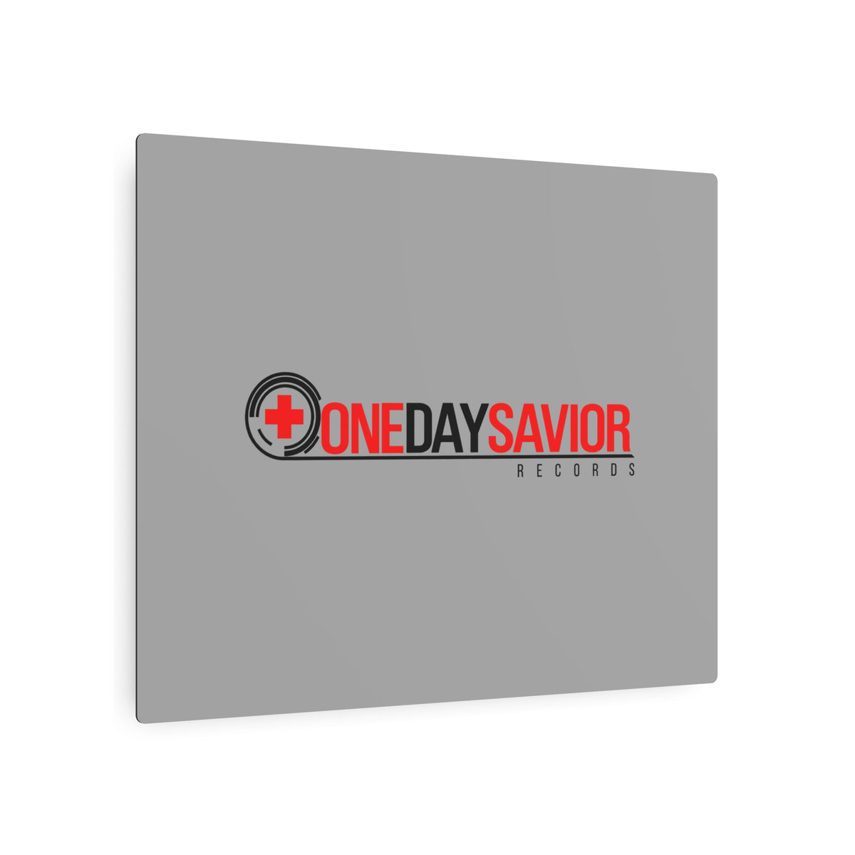 One Day Savior Recordings Metal Sign