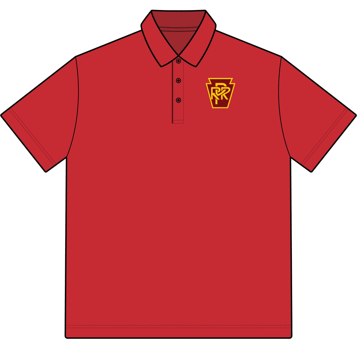 Pennsylvania Railroad Cotton Polo Shirt