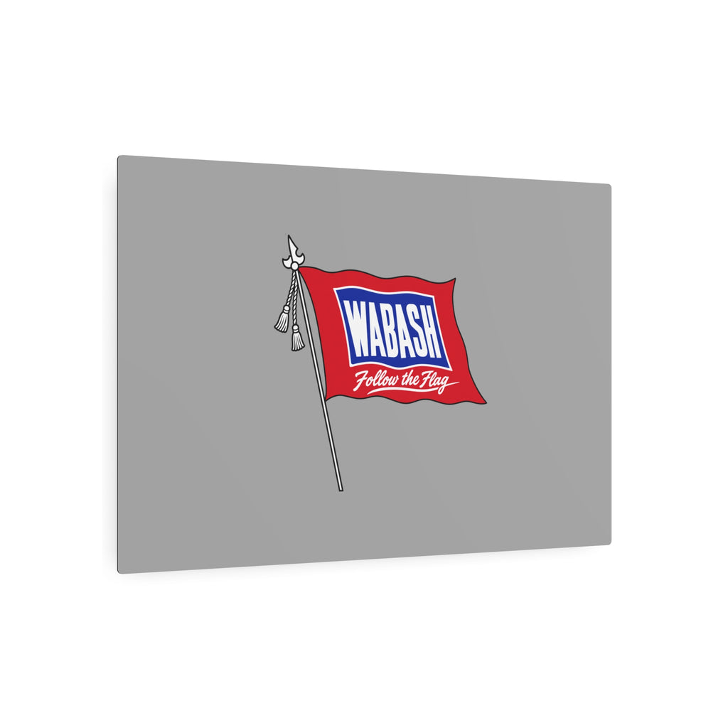 Wabash Railroad Metal Sign