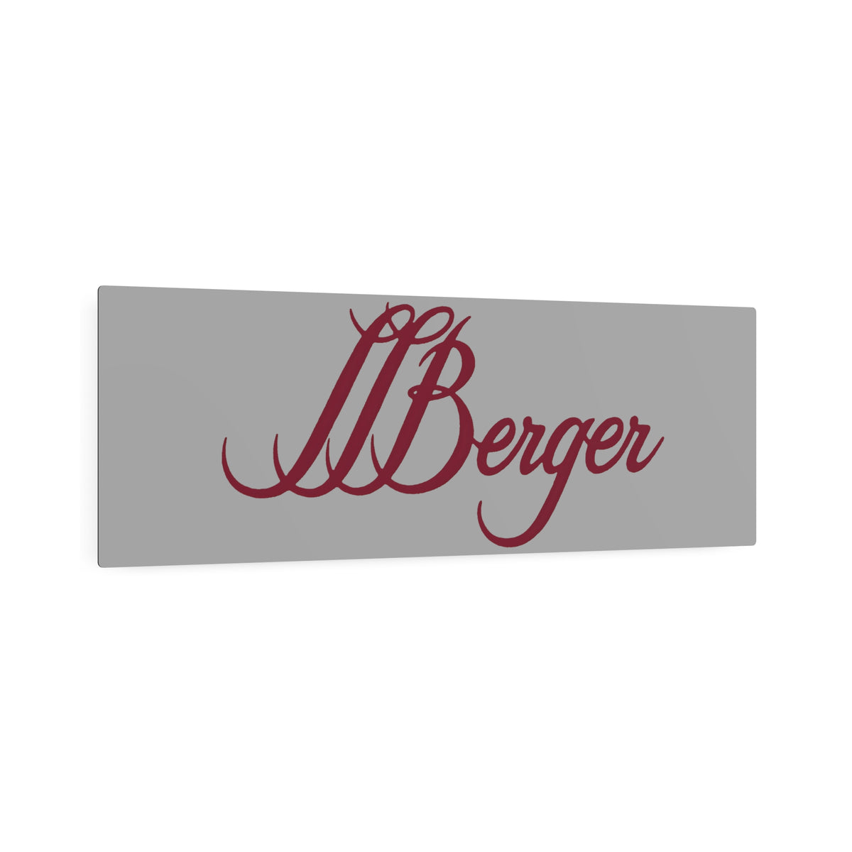 L. L. Berger Metal Sign