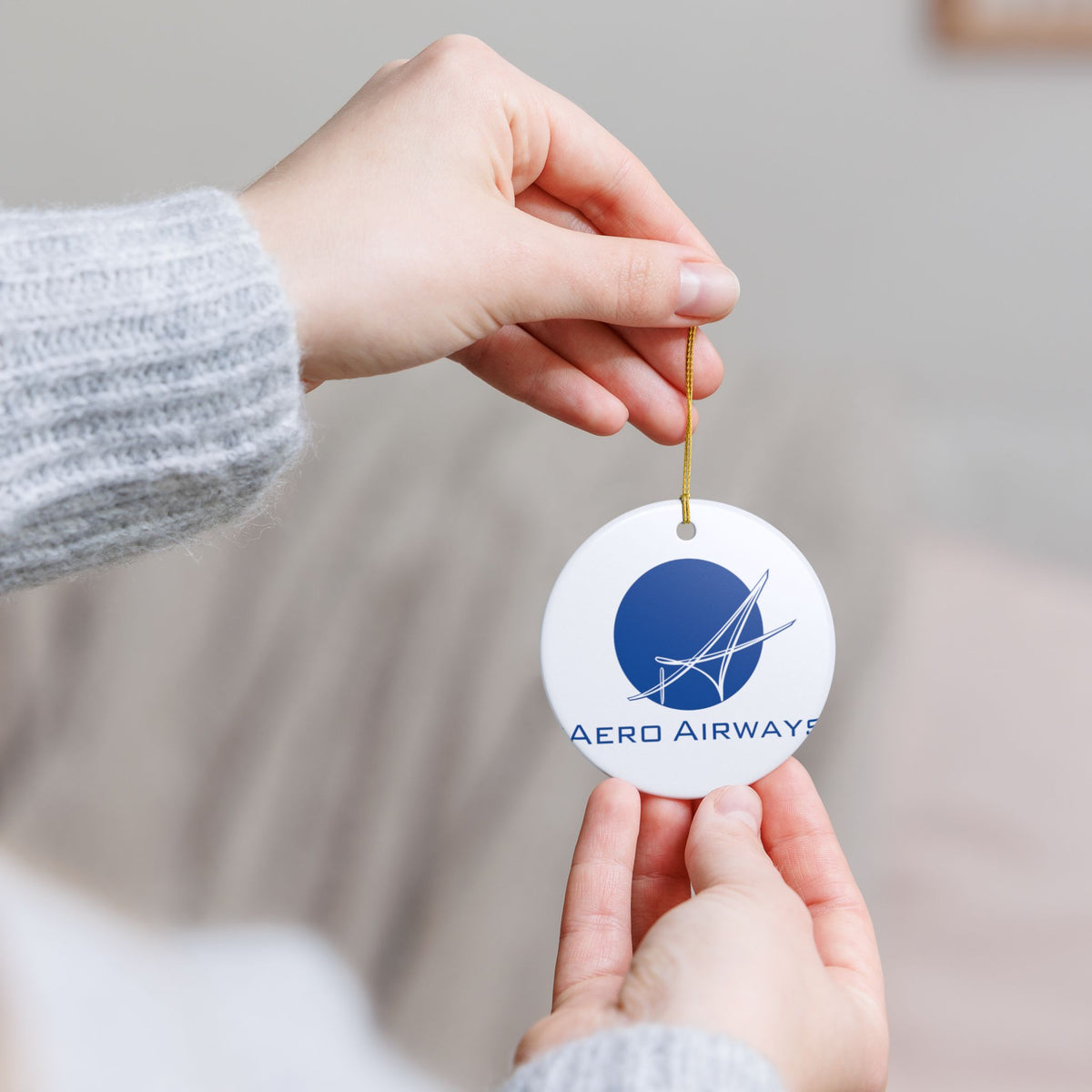 iAero Airways Ceramic Ornament