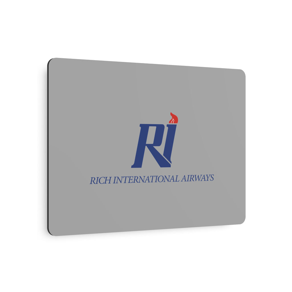 Rich International Airways Metal Sign