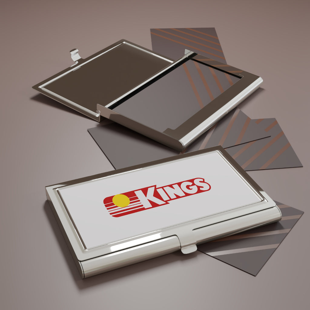 King's Department Stores Metal Business Card Holder