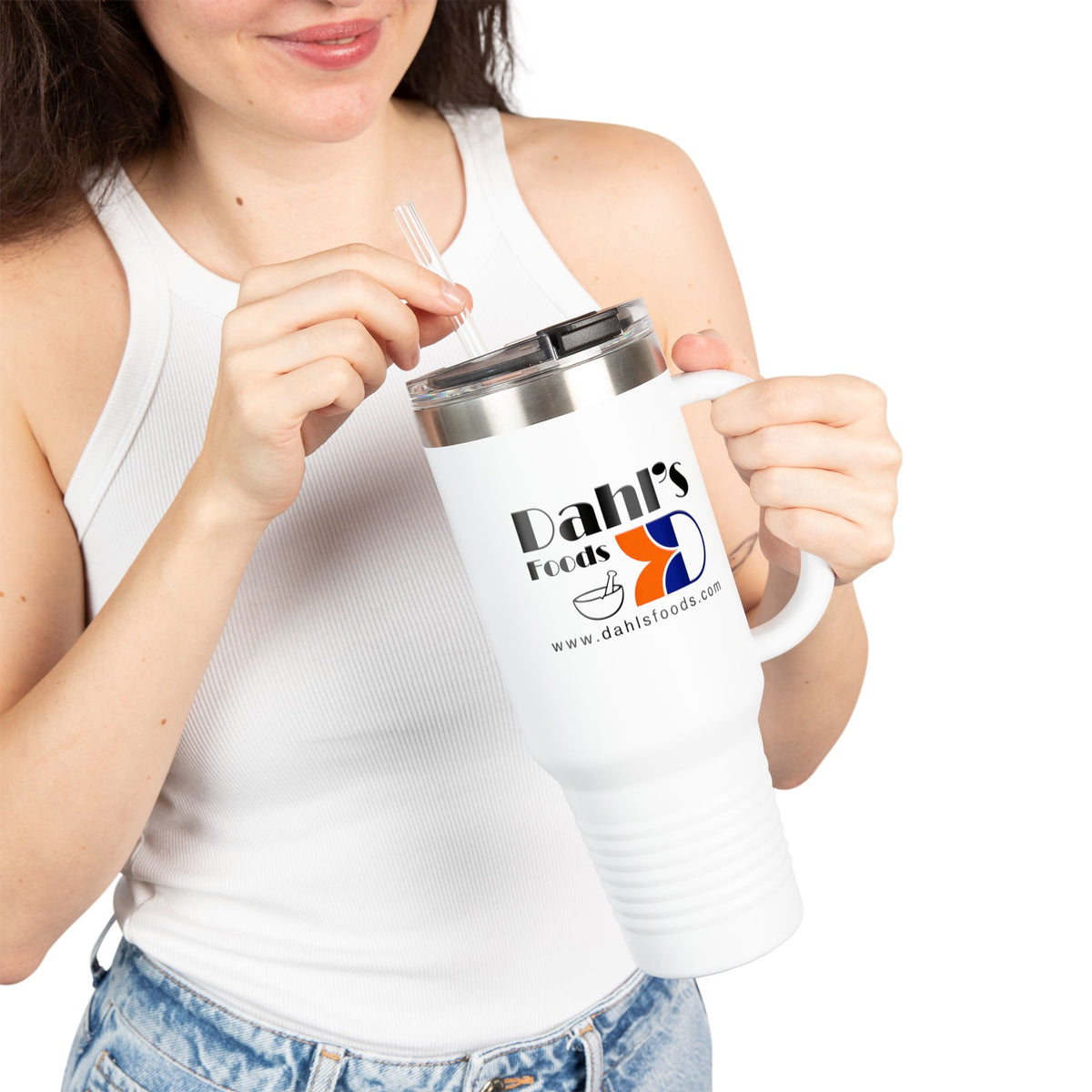Dahl's Foods 40oz Insulated Travel Mug Stainless Tumbler