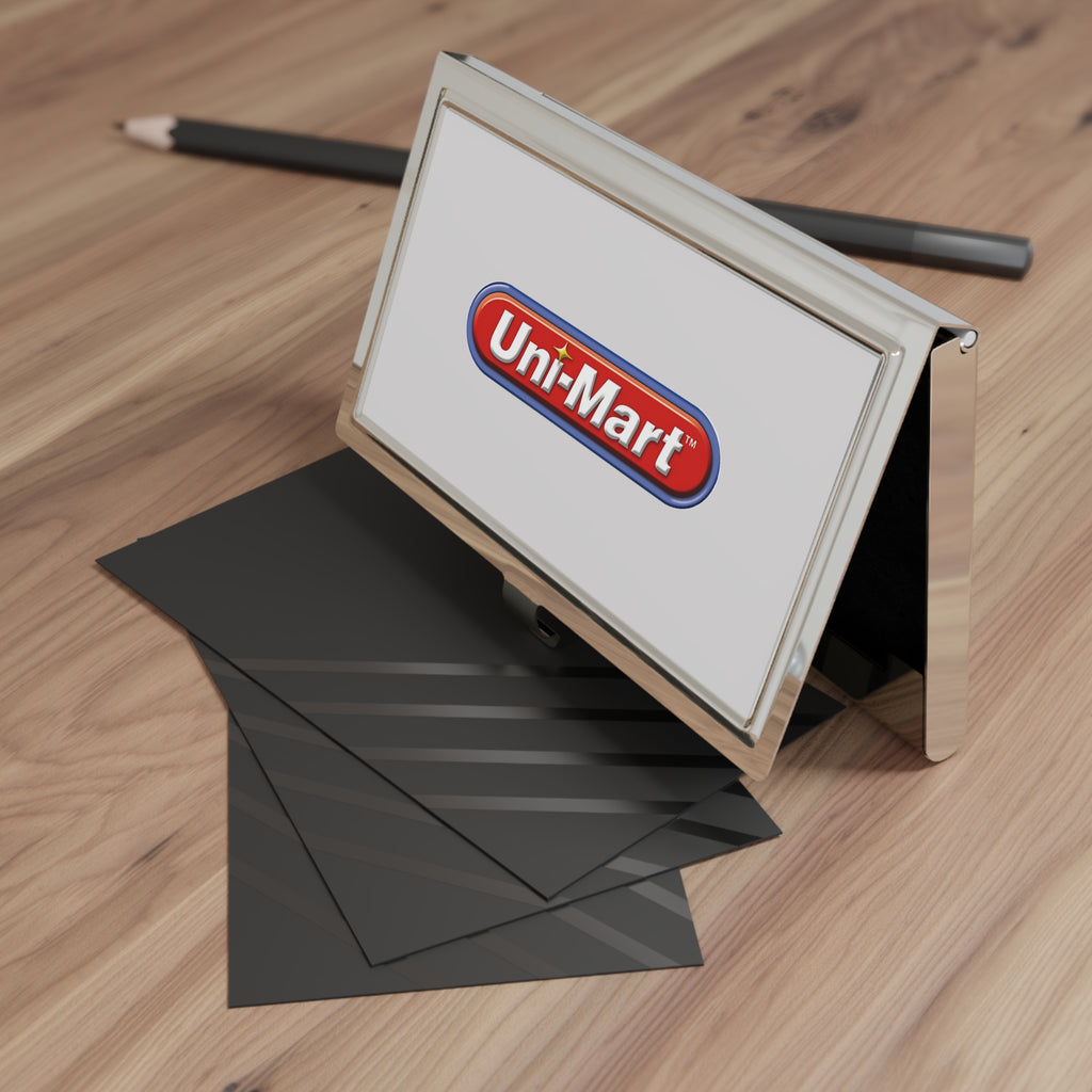 Uni-Mart Metal Business Card Holder