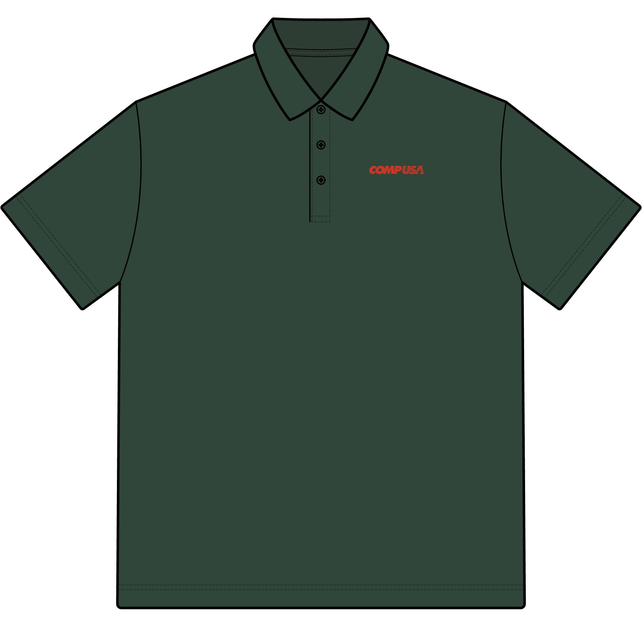 CompUSA Cotton Polo Shirt