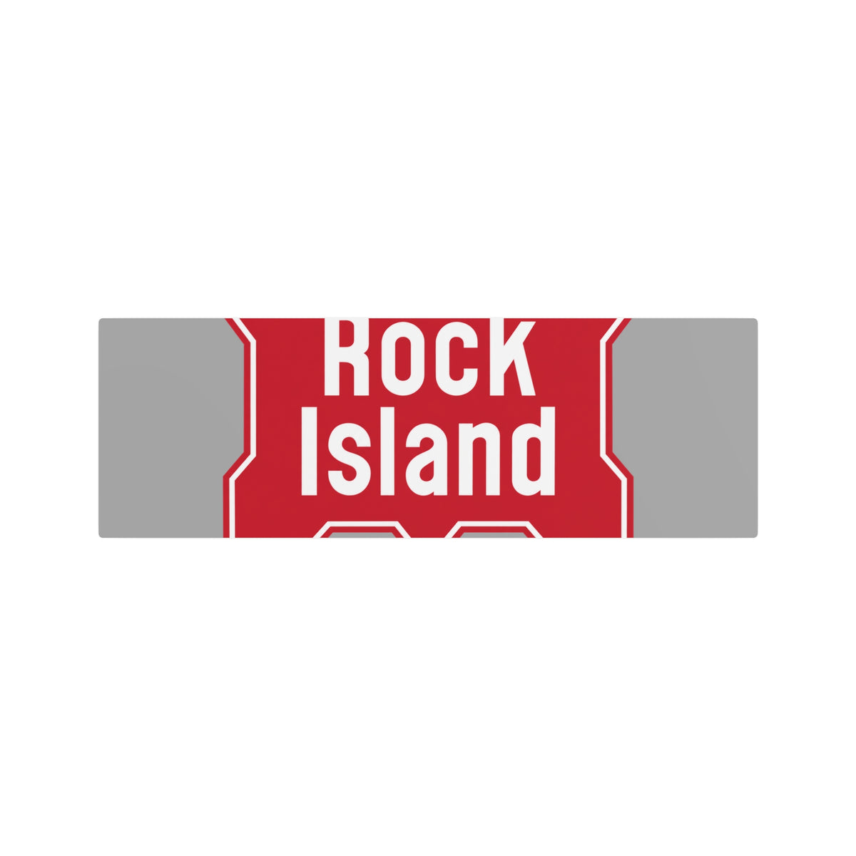Chicago, Rock Island and Pacific Railroad Metal Sign