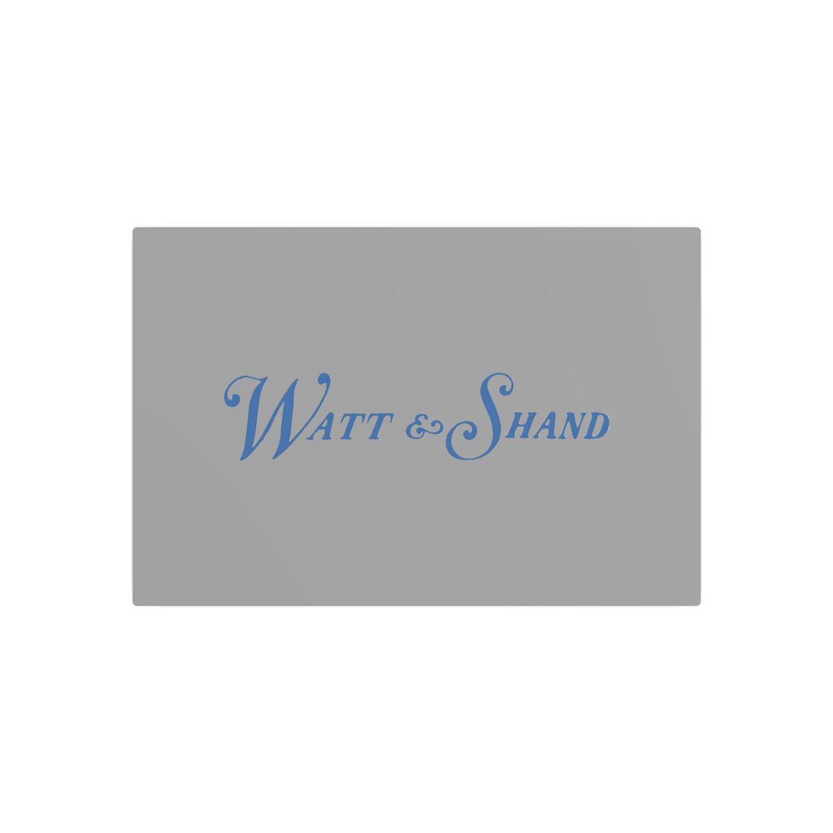 Watt & Shand Metal Sign
