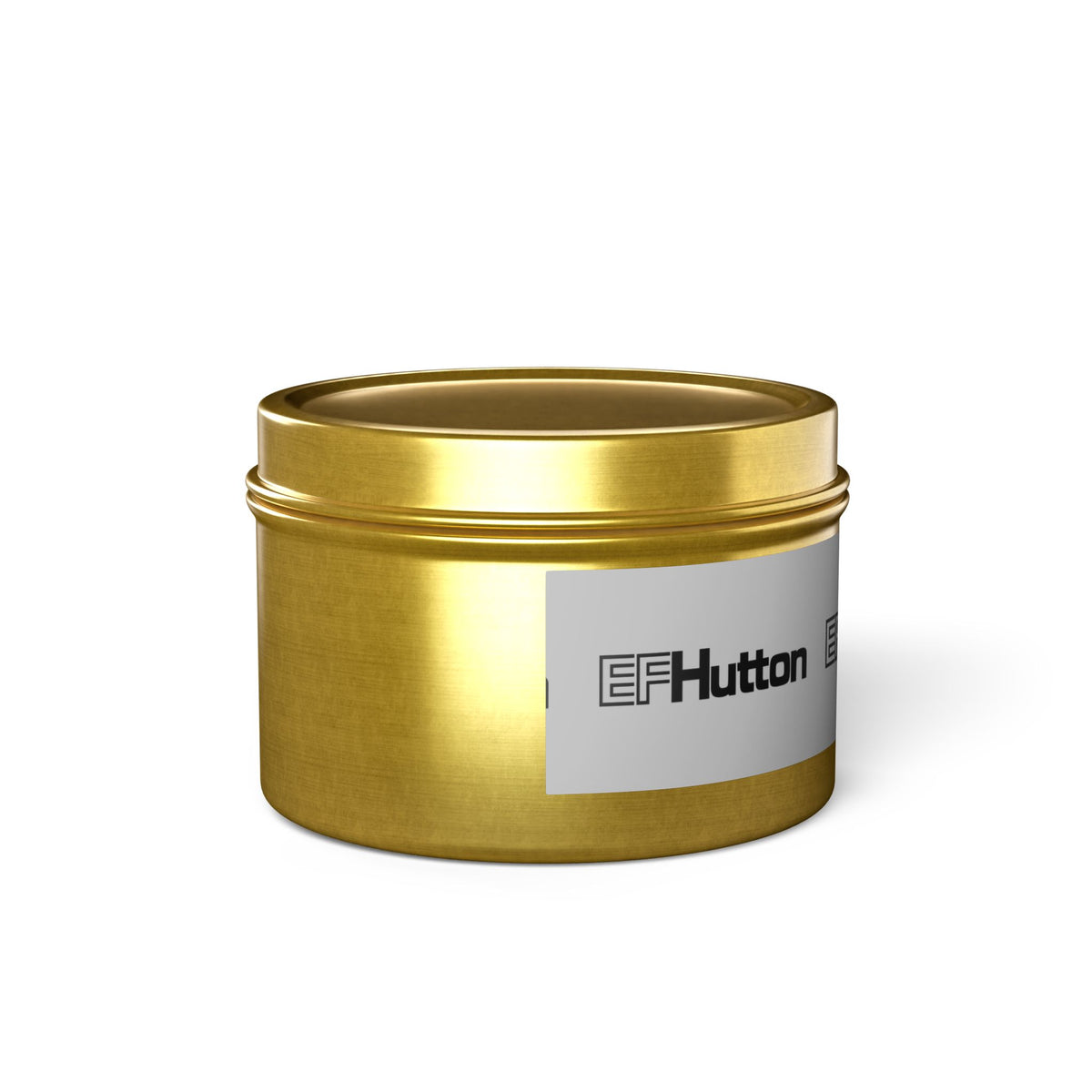 E. F. Hutton Tin Candle