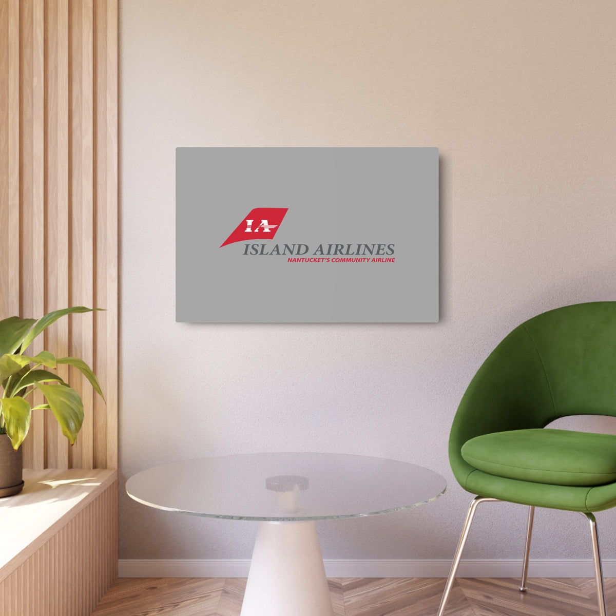 Island Airlines Metal Sign