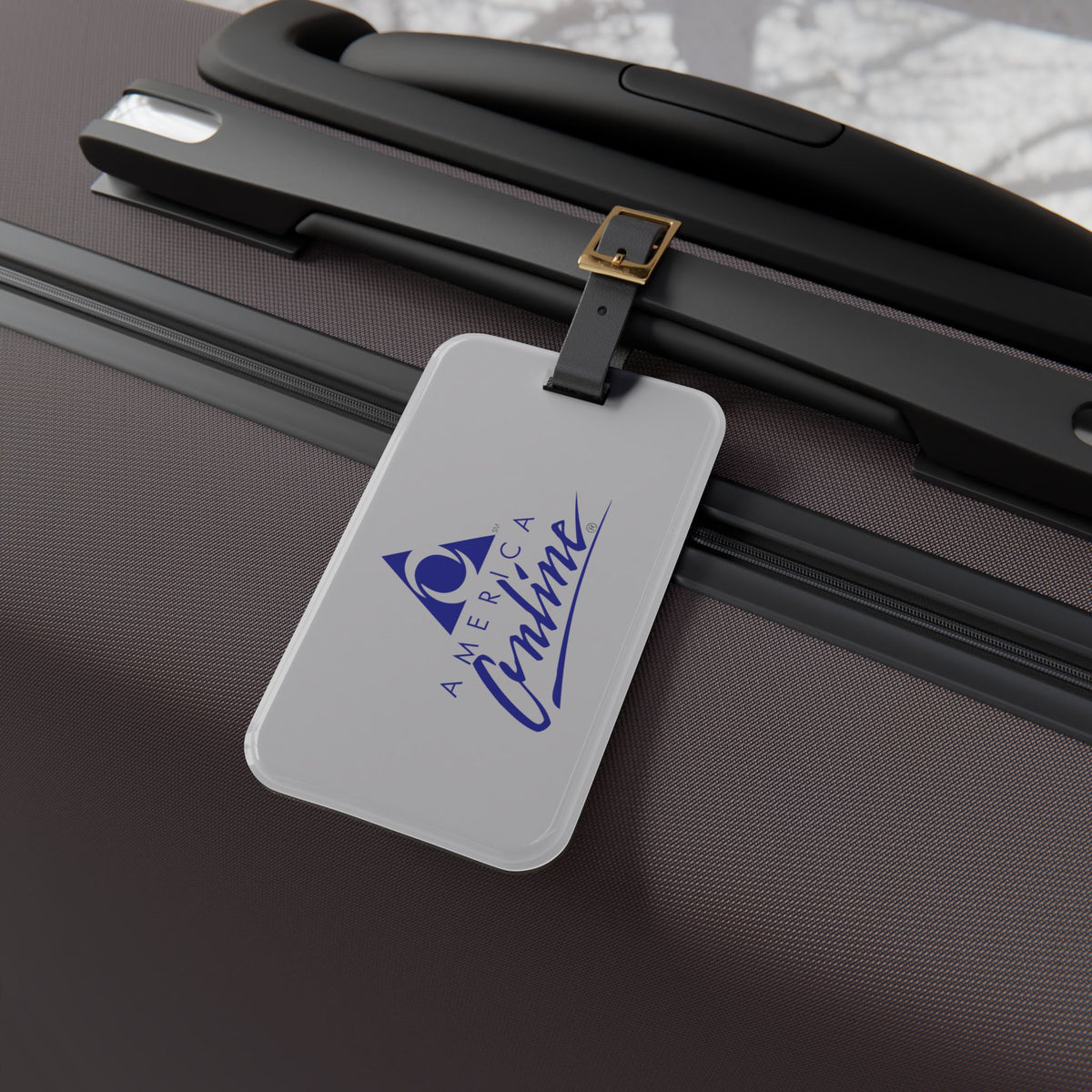 America Online (AOL) Luggage Tag